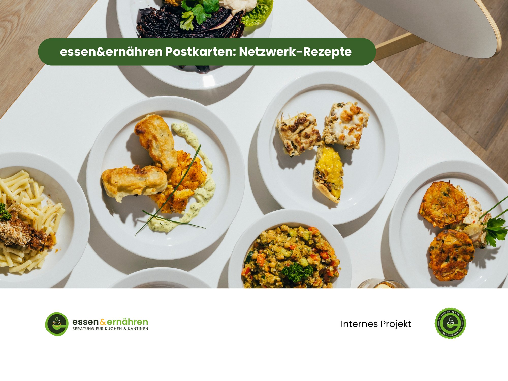essen&ernähren Postkarten: Netzwerk-Rezepte