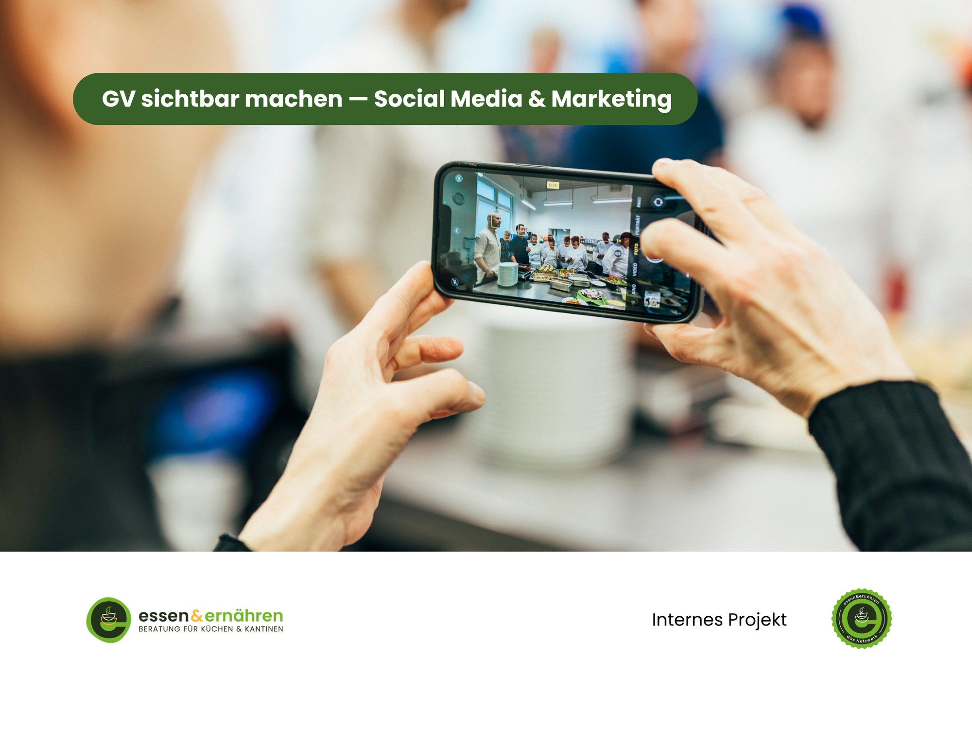 GV sichtbar machen — Social Media & Marketing