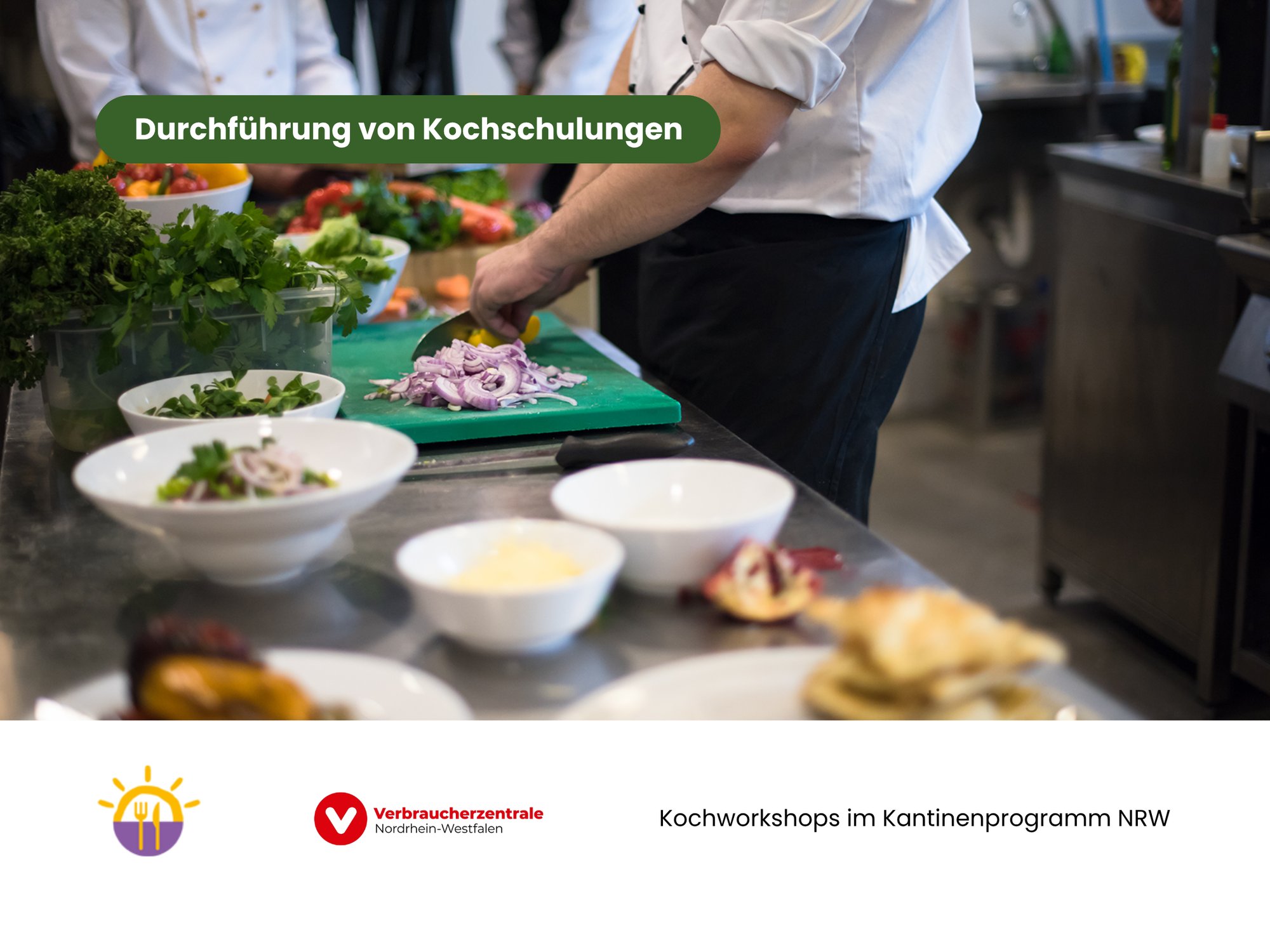 Kochworkshops im Kantinenprogramm NRW