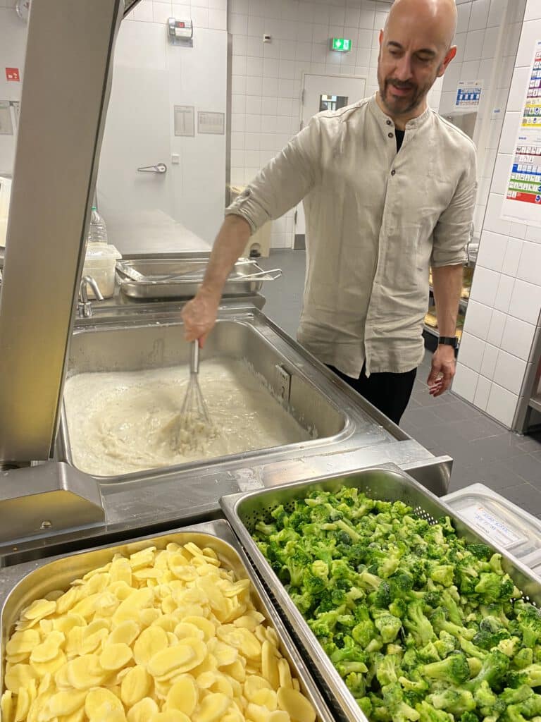 Veganes Kantinen-Gericht: Cremiger Kartoffel-Gratin